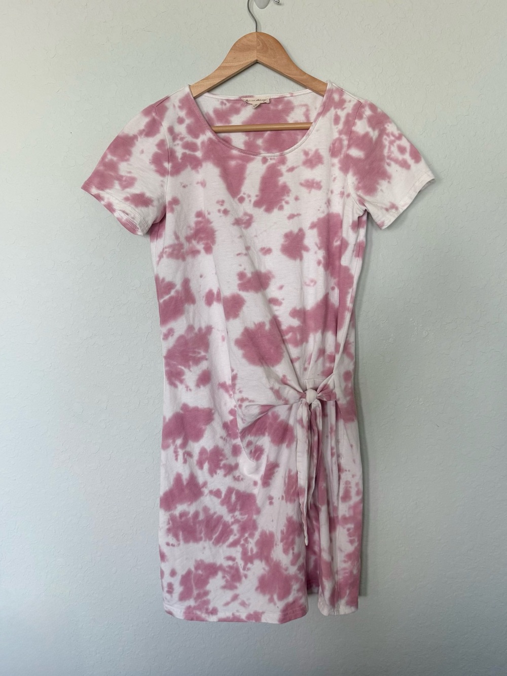 Jane and Delancey Tie-Dye Twist T-Shirt Dress